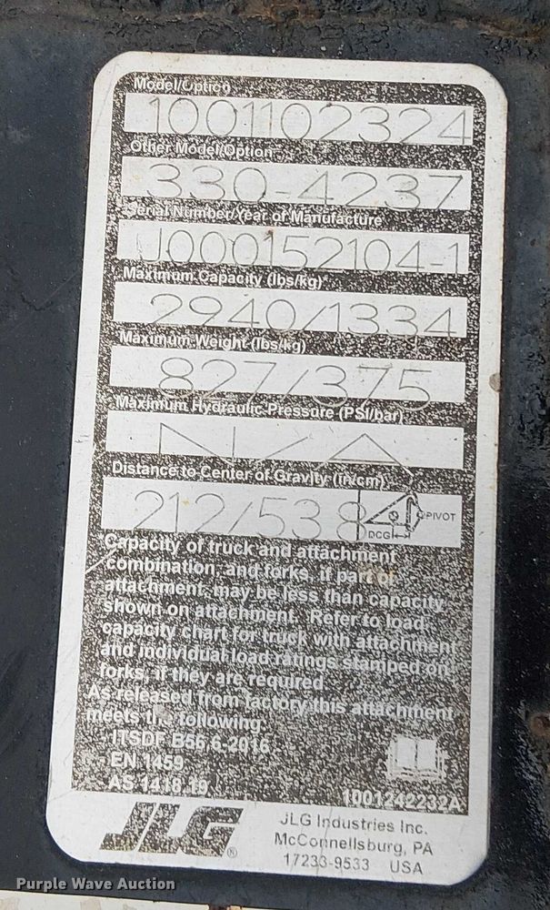 image for item EV5265 2022 JLG G5-18A telehandler