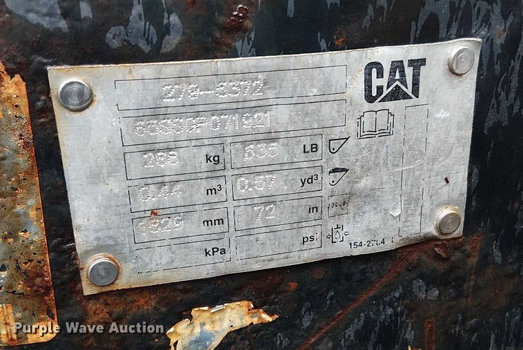 image for item EV5279 2016 Caterpillar 262D skid steer loader