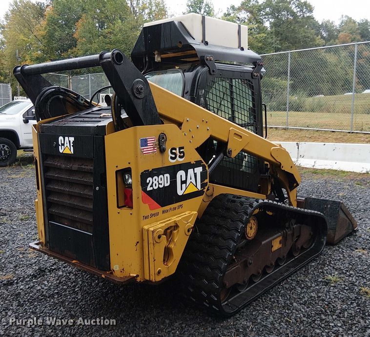 image for item EV5280 2017 Caterpillar 289D forestry tracked skid steer loader