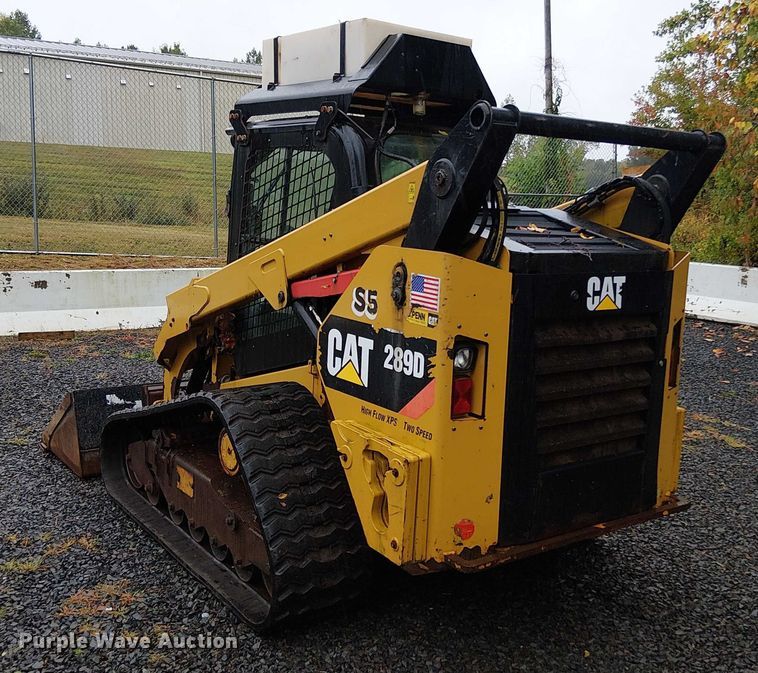 image for item EV5280 2017 Caterpillar 289D forestry tracked skid steer loader