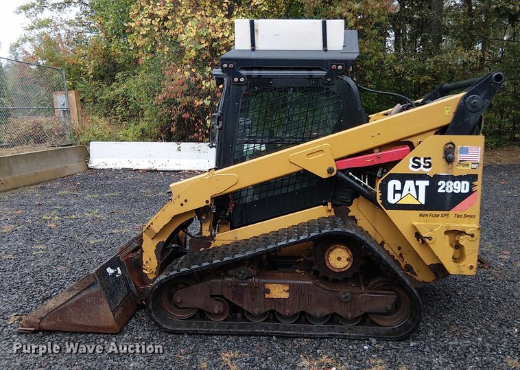 image for item EV5280 2017 Caterpillar 289D forestry tracked skid steer loader