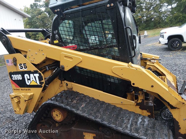 image for item EV5280 2017 Caterpillar 289D forestry tracked skid steer loader