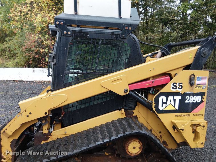 image for item EV5280 2017 Caterpillar 289D forestry tracked skid steer loader