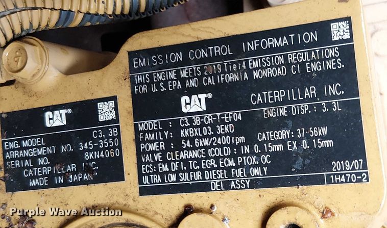 image for item EV5281 2019 Caterpillar 289D3 tracked skid steer loader