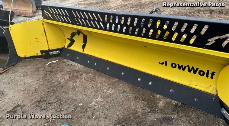 image for item EV5282 Quattro Plow XT QPXT-126 skid steer snow pusher