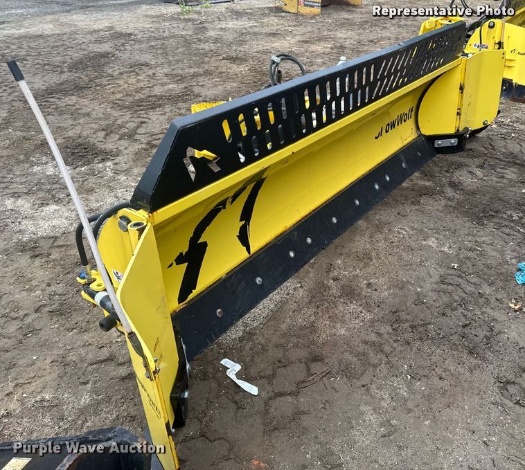 image for item EV5282 Quattro Plow XT QPXT-126 skid steer snow pusher