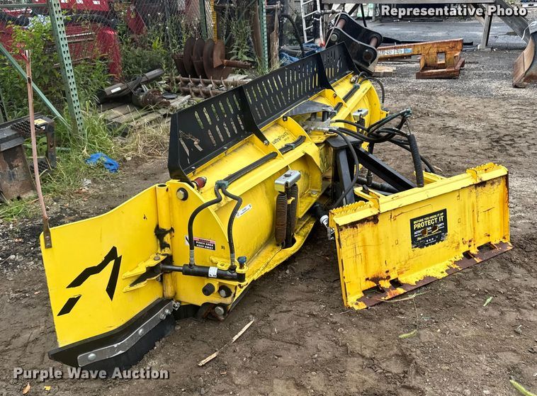 image for item EV5282 Quattro Plow XT QPXT-126 skid steer snow pusher