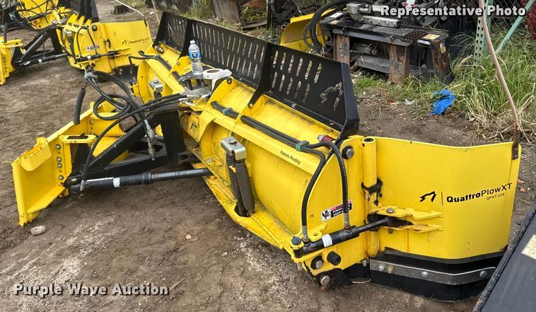 image for item EV5282 Quattro Plow XT QPXT-126 skid steer snow pusher