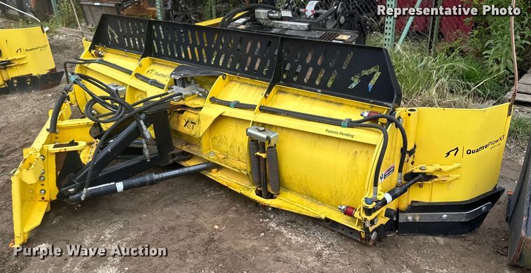 image for item EV5282 Quattro Plow XT QPXT-126 skid steer snow pusher
