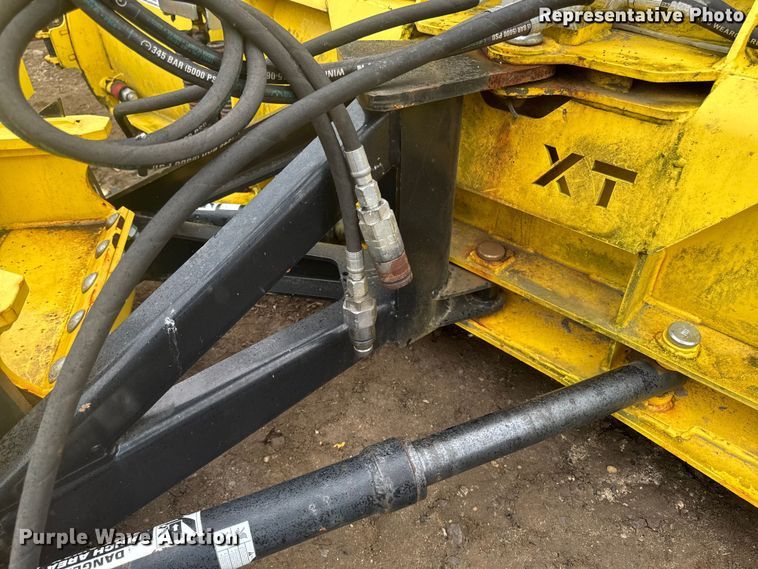 image for item EV5282 Quattro Plow XT QPXT-126 skid steer snow pusher