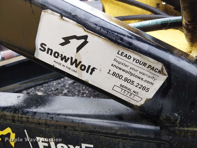 image for item EV5282 Quattro Plow XT QPXT-126 skid steer snow pusher