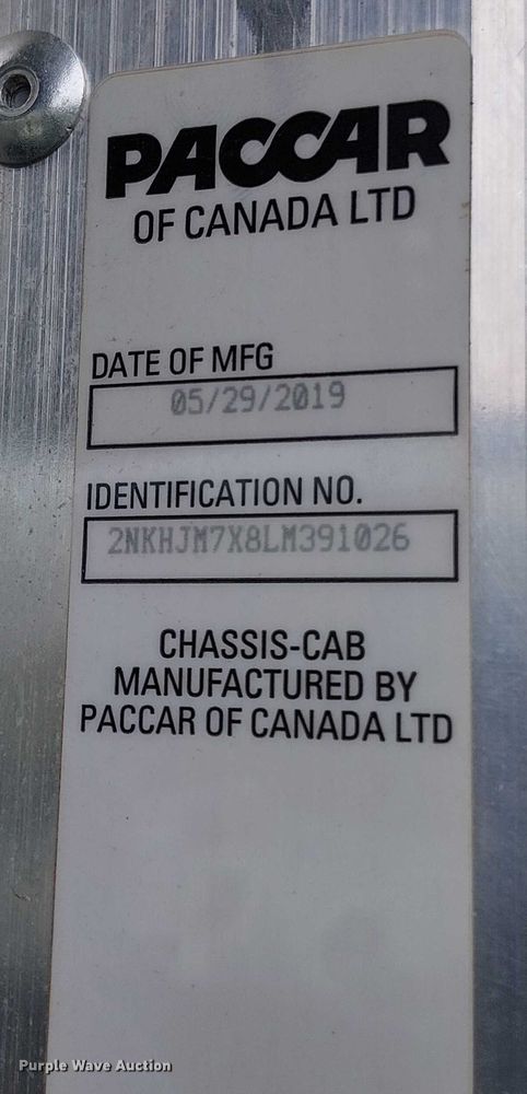 image for item EV5285 2020 Kenworth T370 hook lift truck