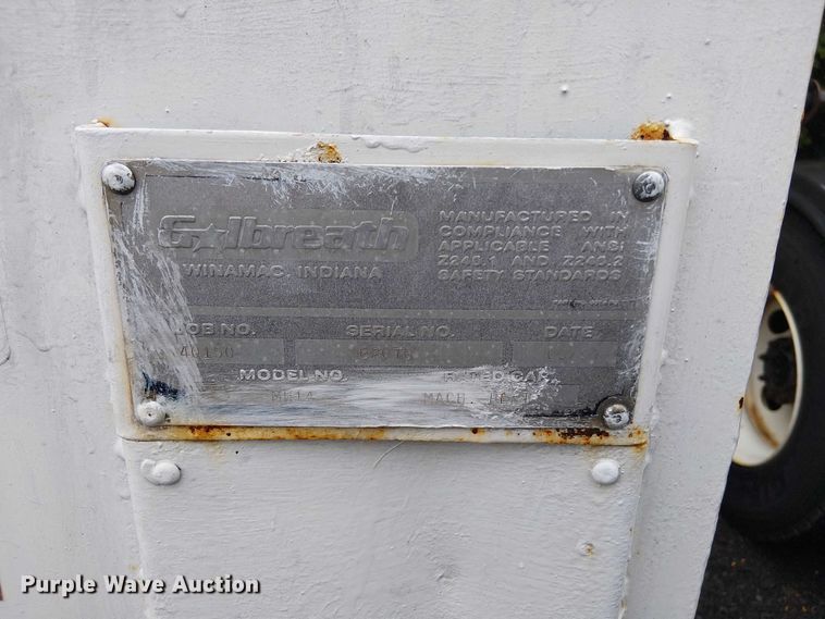 image for item EV5288 Galbreath hook lift flatbed