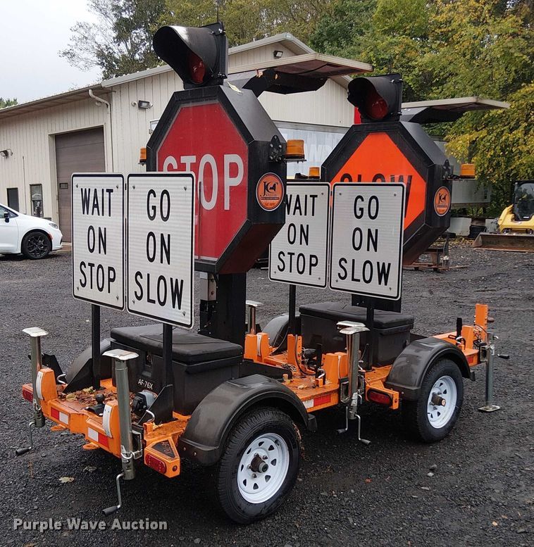 image for item EV5323 (2) Safety Technologies Inc. AF-76X auto flagger trailers
