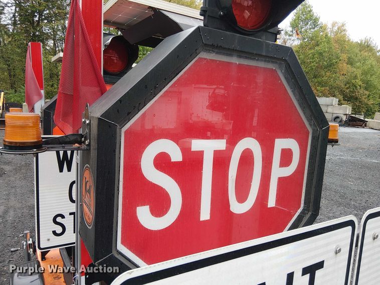 image for item EV5323 (2) Safety Technologies Inc. AF-76X auto flagger trailers