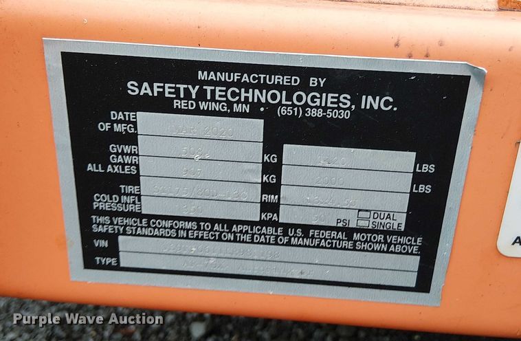 image for item EV5323 (2) Safety Technologies Inc. AF-76X auto flagger trailers