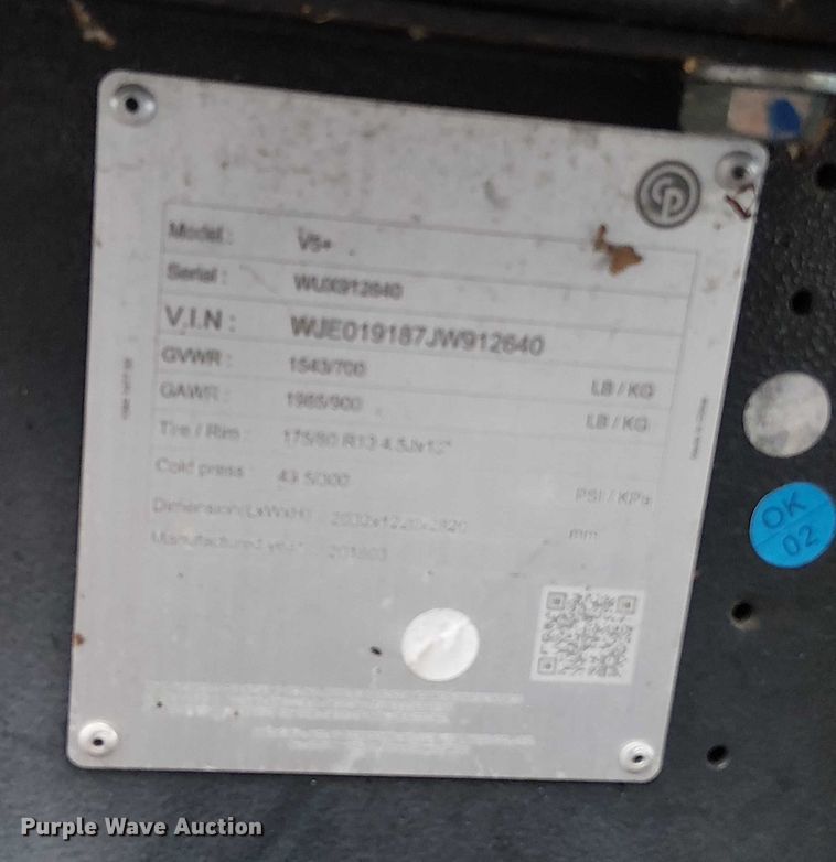 image for item EV5325 2018 Chicago pneumatic V5+ light plant