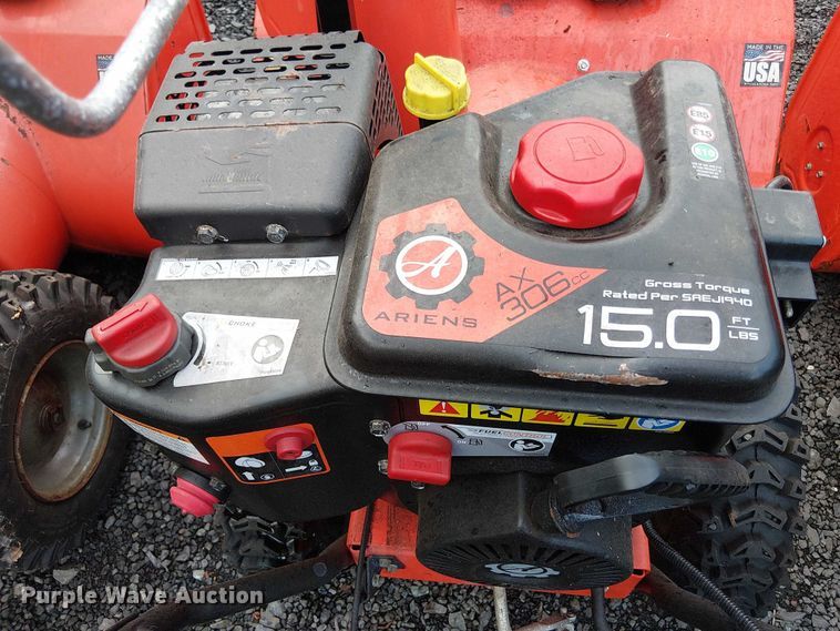 image for item EV5335 (4) Ariens snow blowers