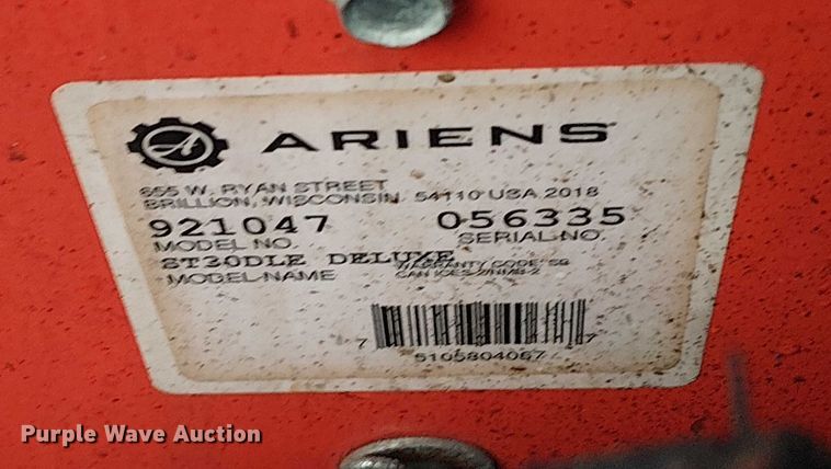 image for item EV5335 (4) Ariens snow blowers
