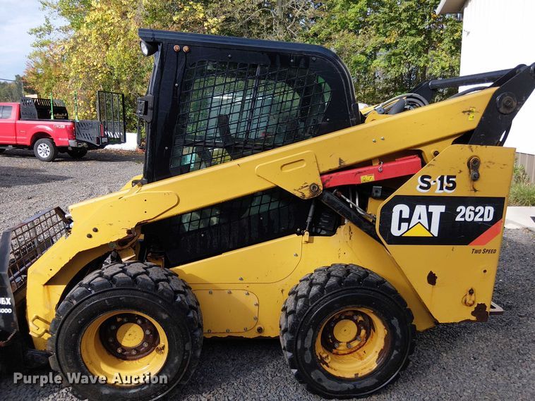 image for item EV5343 2018 Caterpillar 262D skid steer loader