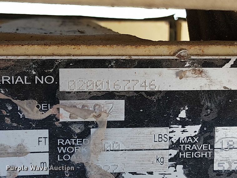 image for item EV5350 2007 JLG 1930ES scissor lift