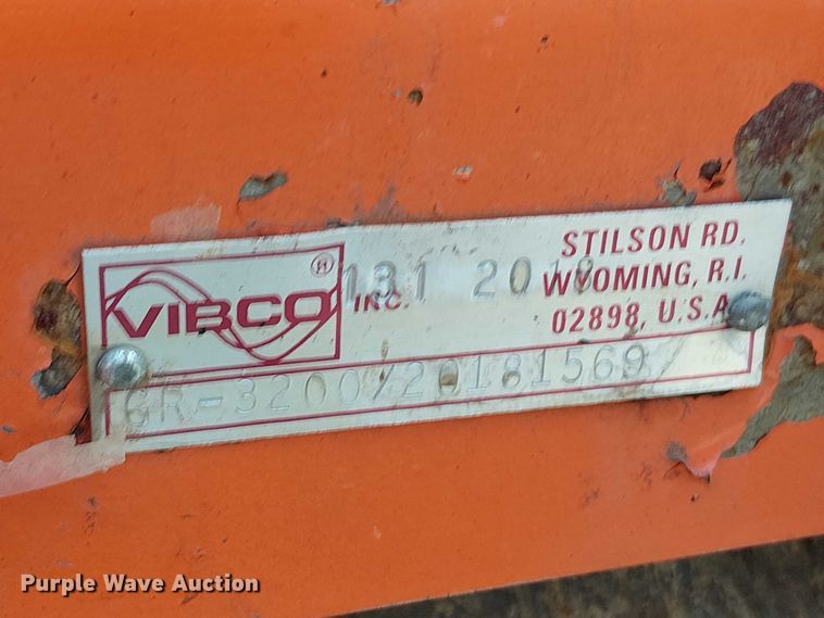 image for item EV5353 Vibco single drum vibratory roller