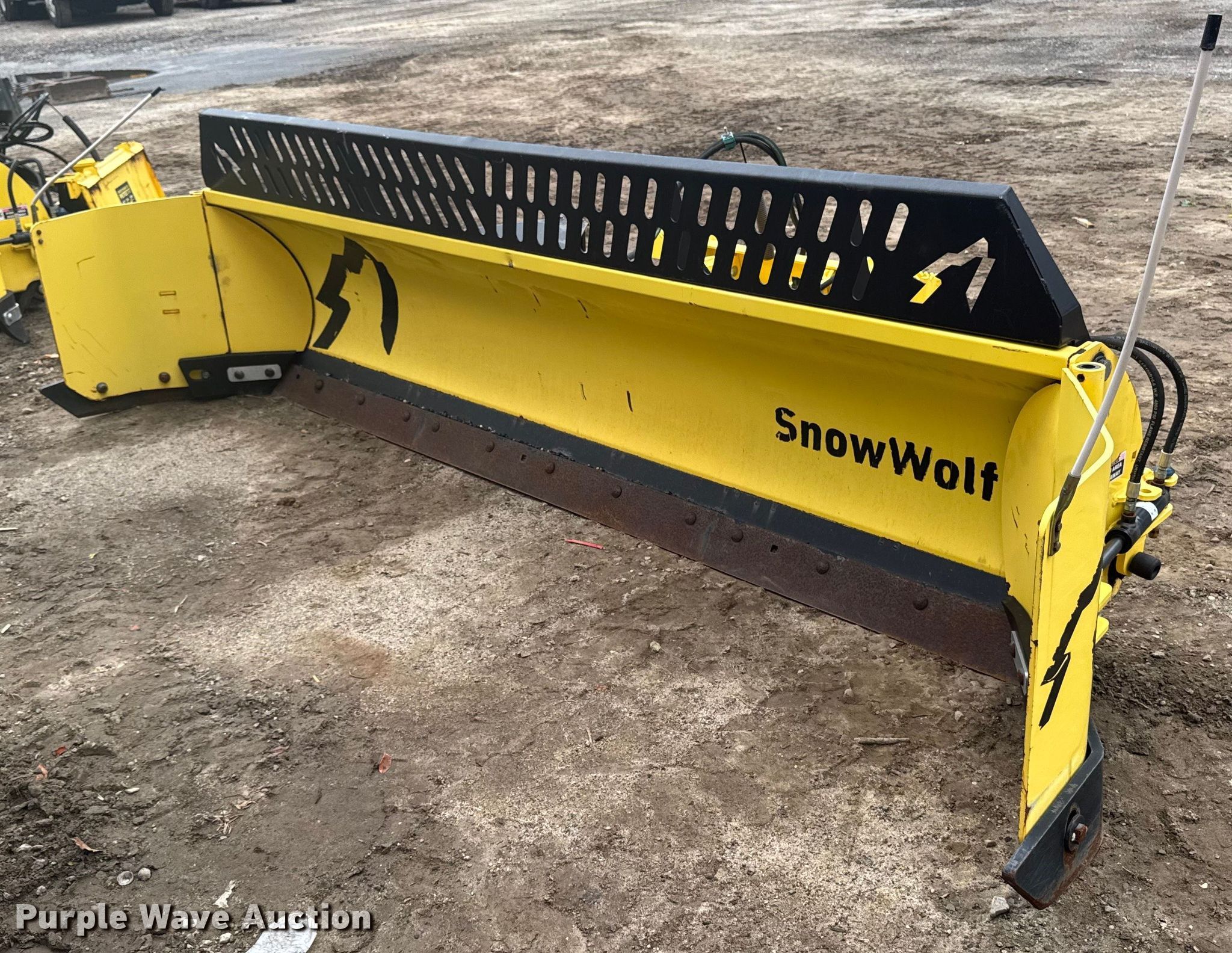 Snow wolf Quatro plow XT QPTX-13 skid steer snow pusher in Yaphank