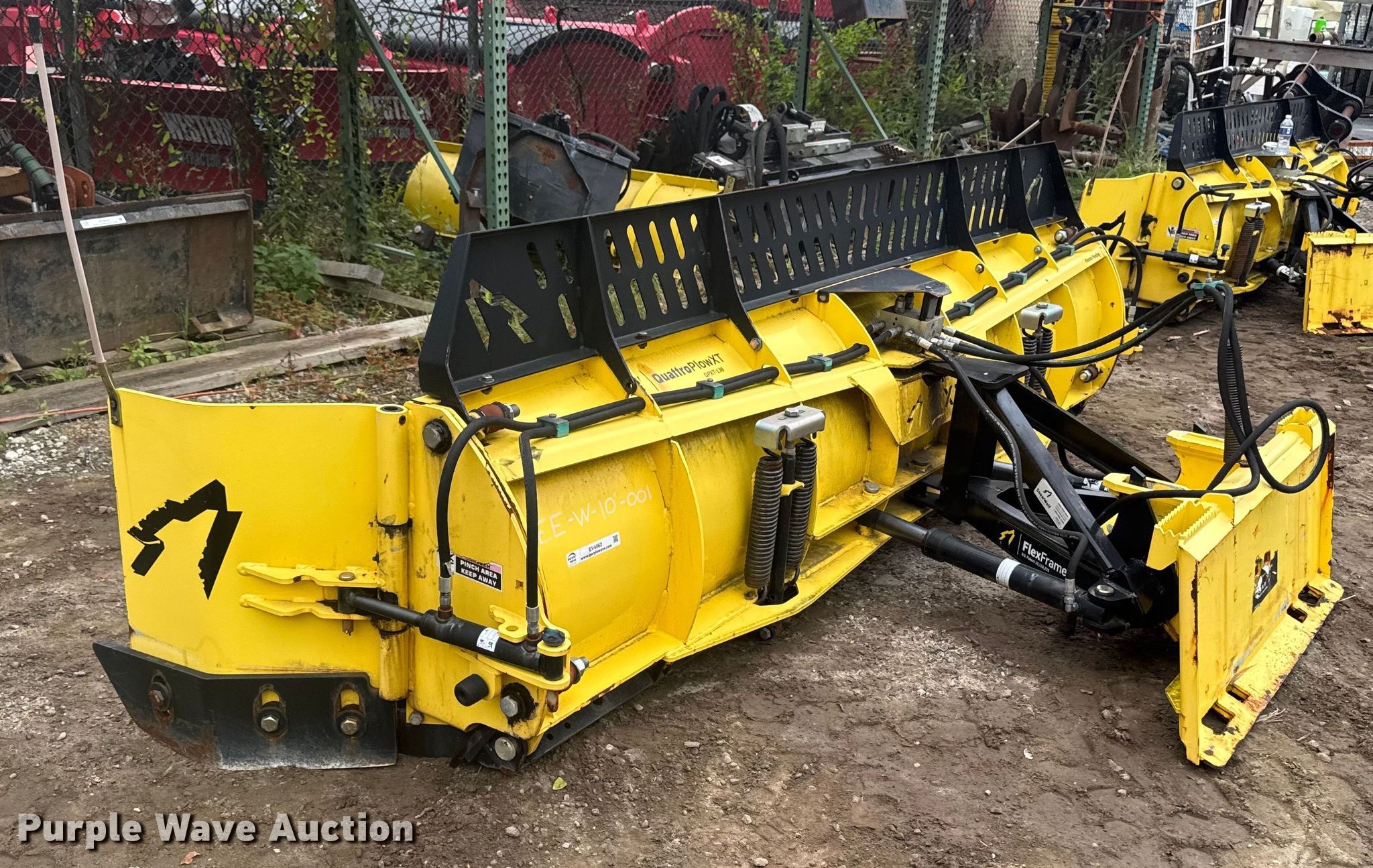 Snow wolf Quatro plow XT QPTX-13 skid steer snow pusher in Yaphank