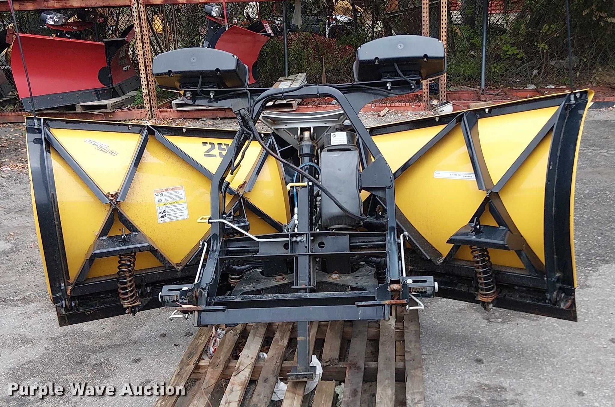 Fisher MS XV2 snow plow in Yaphank, NY | Item EV5033 sold | Purple