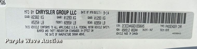 image for item DO1236 2014 Dodge Charger Police 