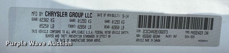 image for item DO1241 2014 Dodge Charger Police 