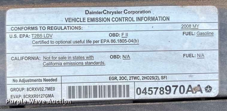 image for item DO1243 2008 Dodge Charger Police 