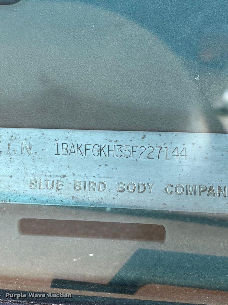 image for item DO1273 2005 Blue Bird Vision school bus