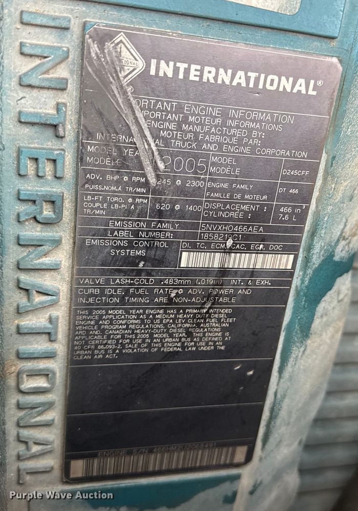 image for item DO2269 2006 International 4300 bucket truck