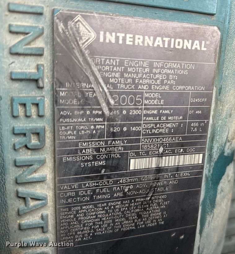 image for item DO2269 2006 International 4300 bucket truck