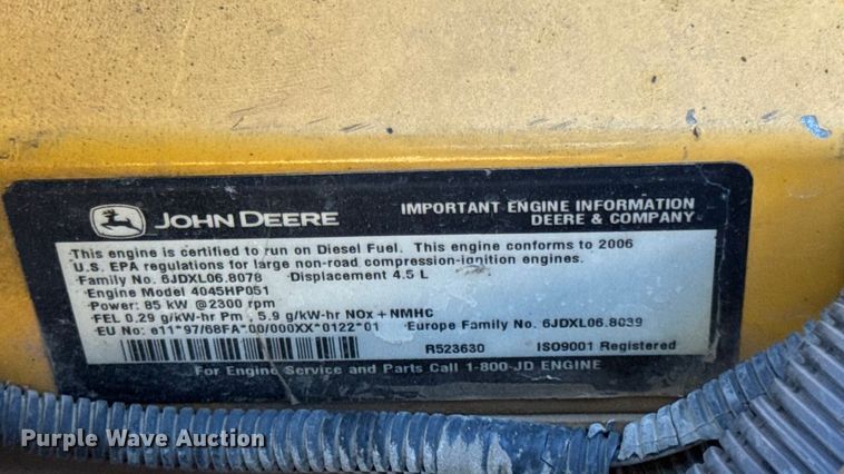 image for item DO2289 2006 John Deere 160C LC excavator