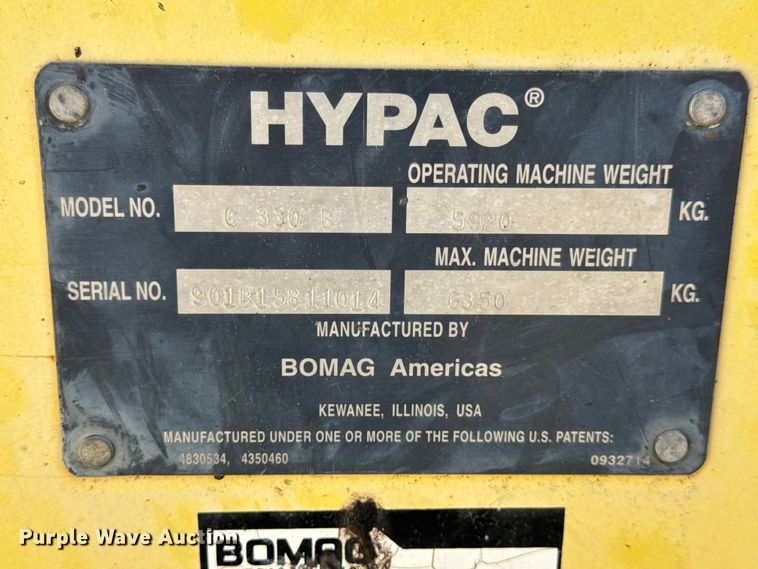 image for item DO2292 Hypac C330B double drum vibratory roller