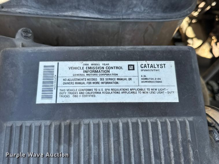 image for item DO2297 2008 Chevrolet Silverado 1500 pickup truck