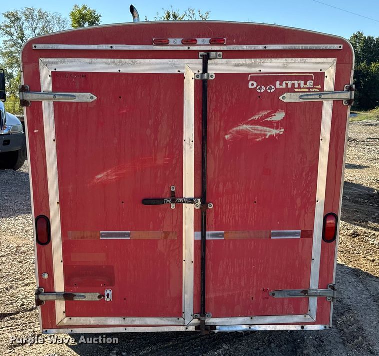 image for item DO2299 1999 Doolittle enclosed cargo trailer