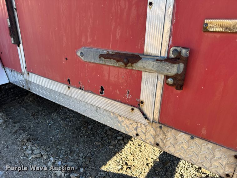 image for item DO2299 1999 Doolittle enclosed cargo trailer