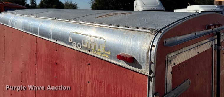 image for item DO2299 1999 Doolittle enclosed cargo trailer