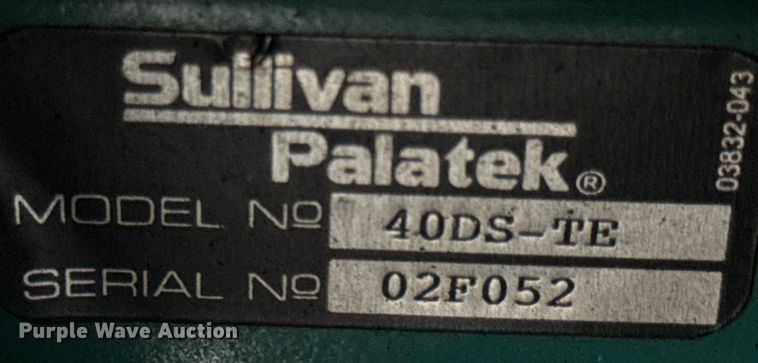image for item DO2305 Sullivan Palatek 40DS-TE Air Compressor