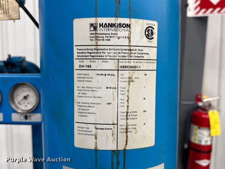 image for item DO2306 (2) Hankison International DH-165 air dryers