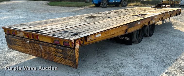 image for item DO2369 1992 Trail-Eze PLP20T31 tilt deck equipment trailer