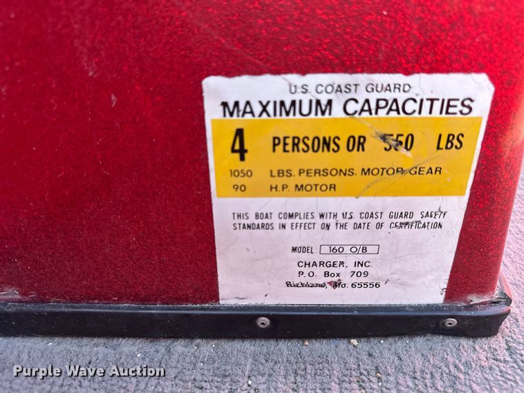 image for item DP8856 Pacesetter Charger 16 0/B boat