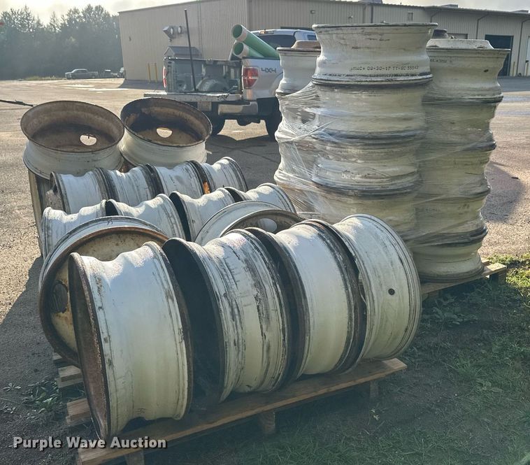 image for item DT6405 Approximately (40) 22.5 truck wheels