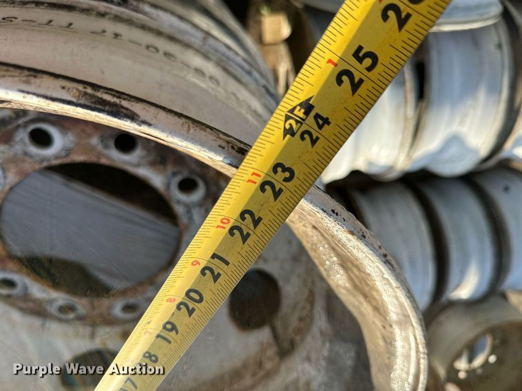 image for item DT6405 Approximately (40) 22.5 truck wheels