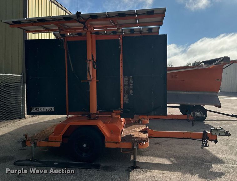 image for item DT6407 (3) Addco message board trailers