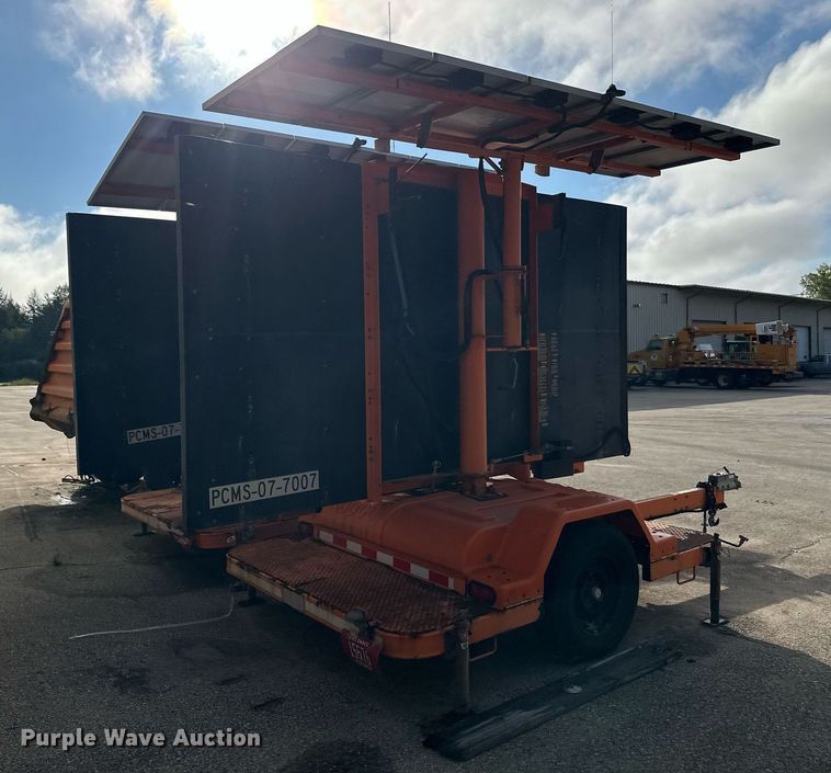 image for item DT6407 (3) Addco message board trailers