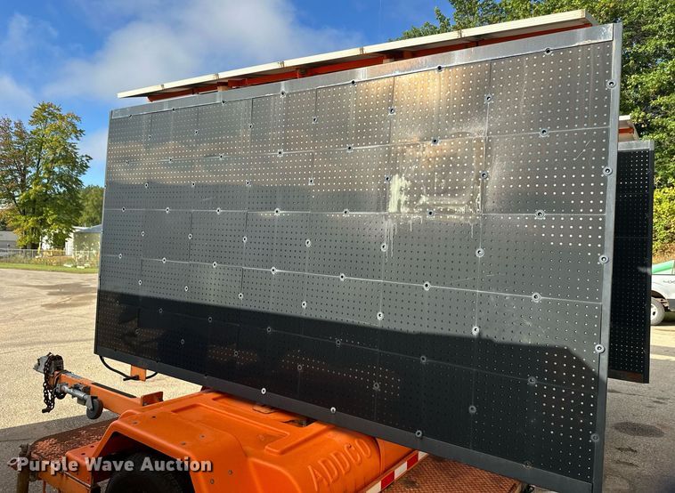 image for item DT6407 (3) Addco message board trailers